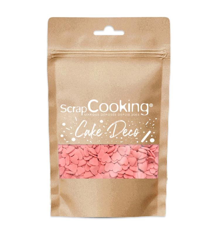 Scrapcooking Décors Sucrés Cœurs Rouges 55g