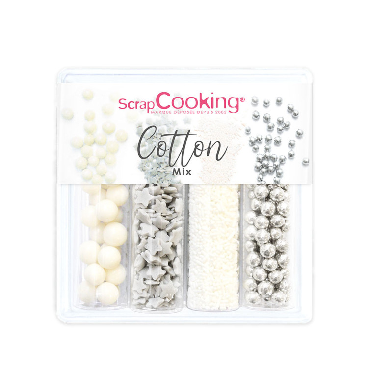 scrapcooking Décors sucrés Cotton mix 61g