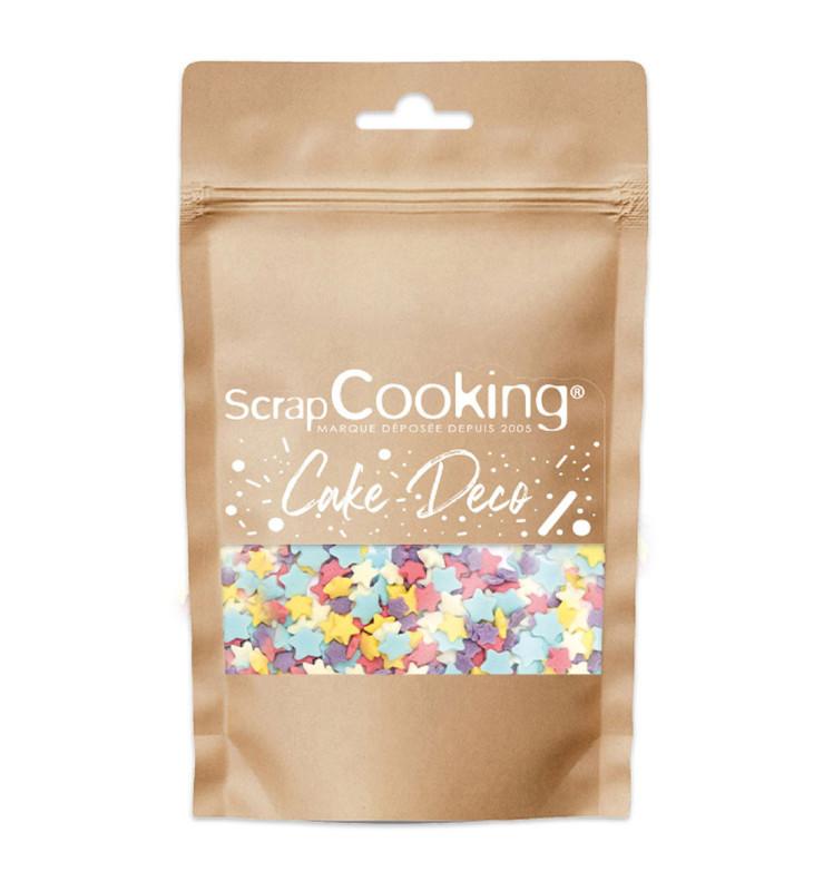 Scrapcooking Décors Sucrés étoiles Rainbow 55g
