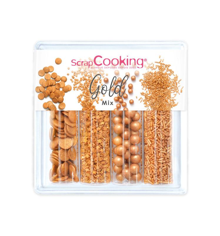 scrapcooking Décors sucrés Gold mix 62g