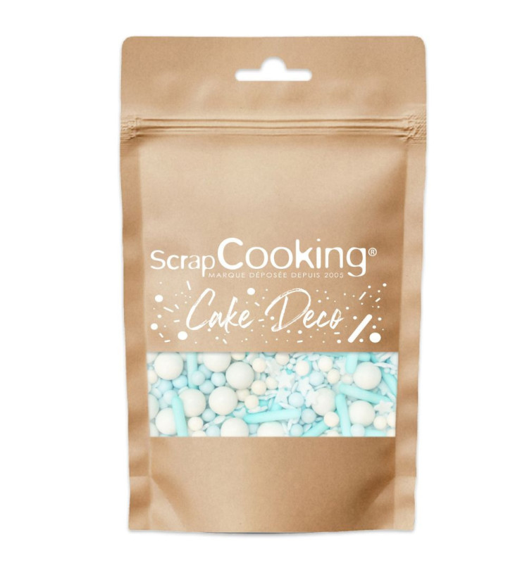 Scrapcooking Décors Sucrés Mix Rods Bleu 70g