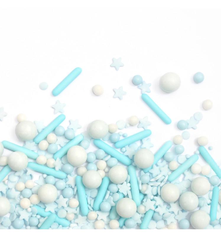 scrapcooking Décors sucrés mix rods bleu 70g