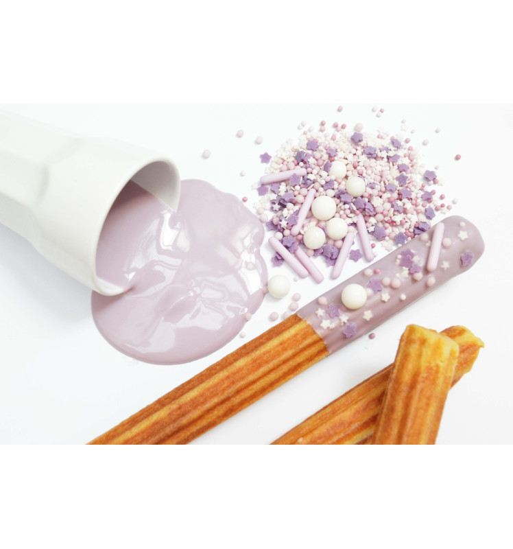 Scrapcooking Décors Sucrés Mix Rods Lilas 70g