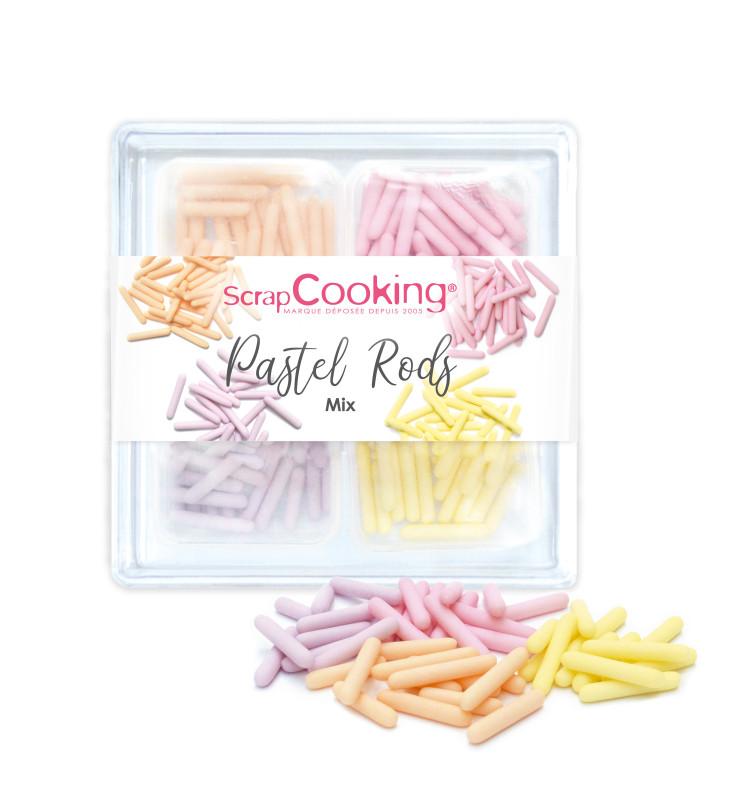 Scrapcooking Décors Sucrés Pastel Rods Mix 60g