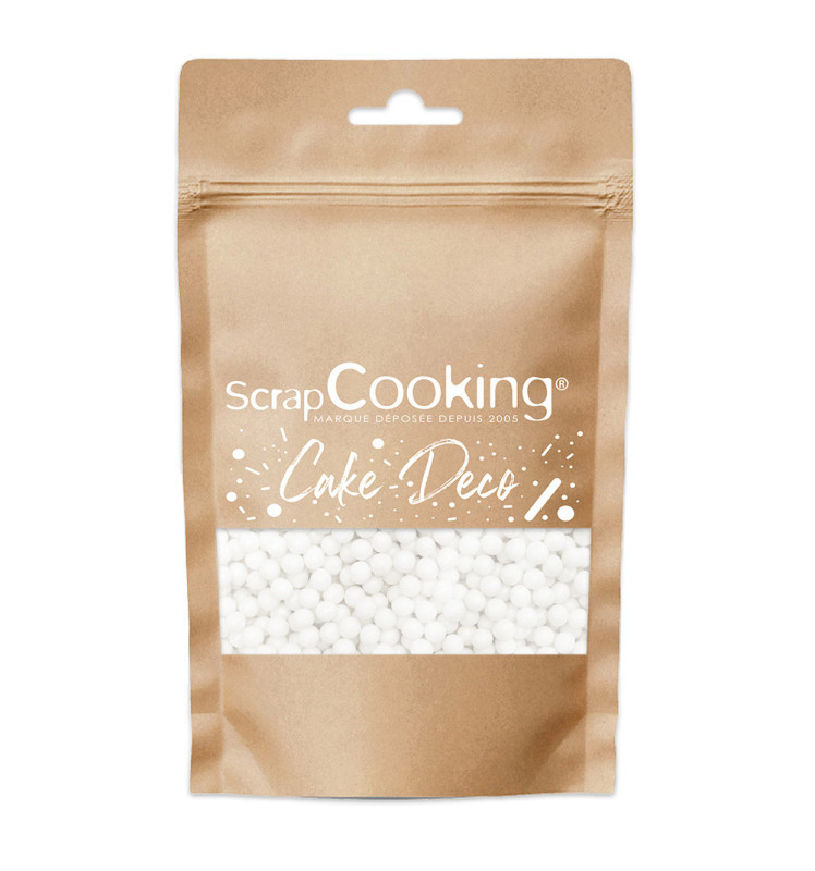 Scrapcooking Décors Sucrés Perles Blanches 55g