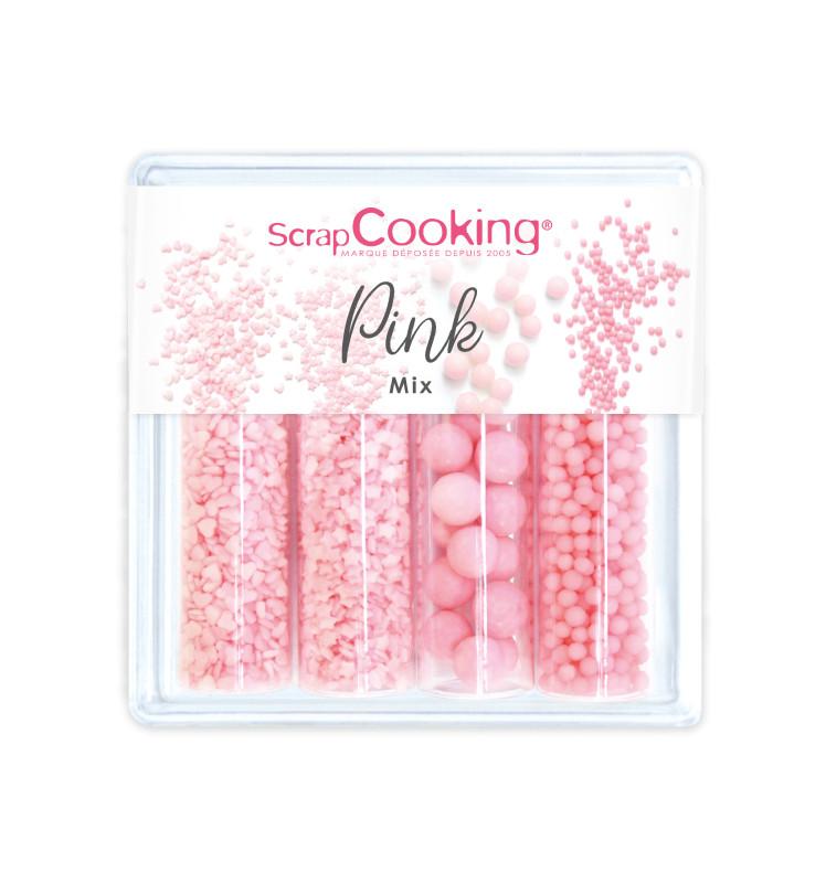 Scrapcooking Décors Sucrés Pink Mix 68g