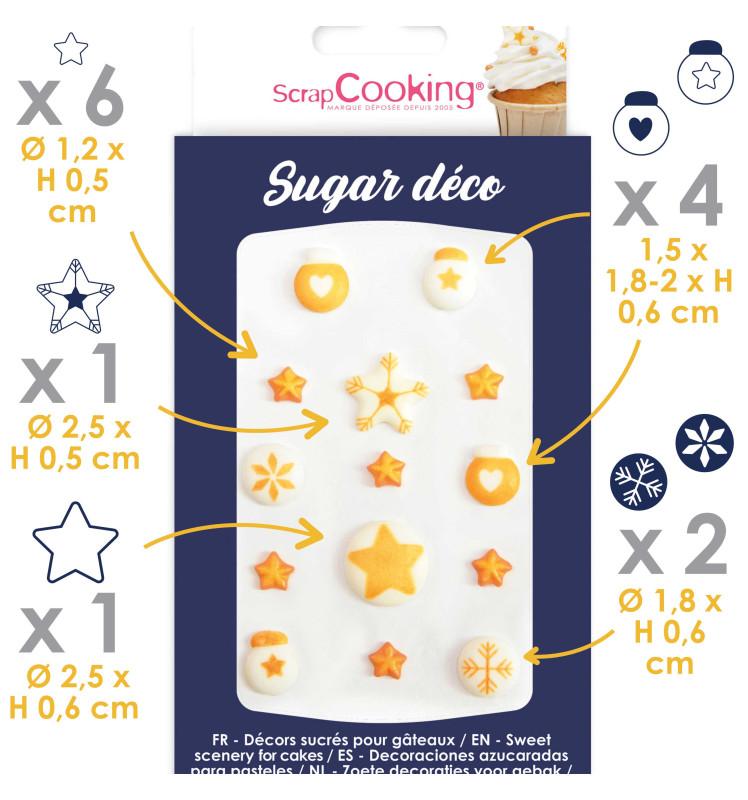 Scrapcooking Décosucres Déco Dorée