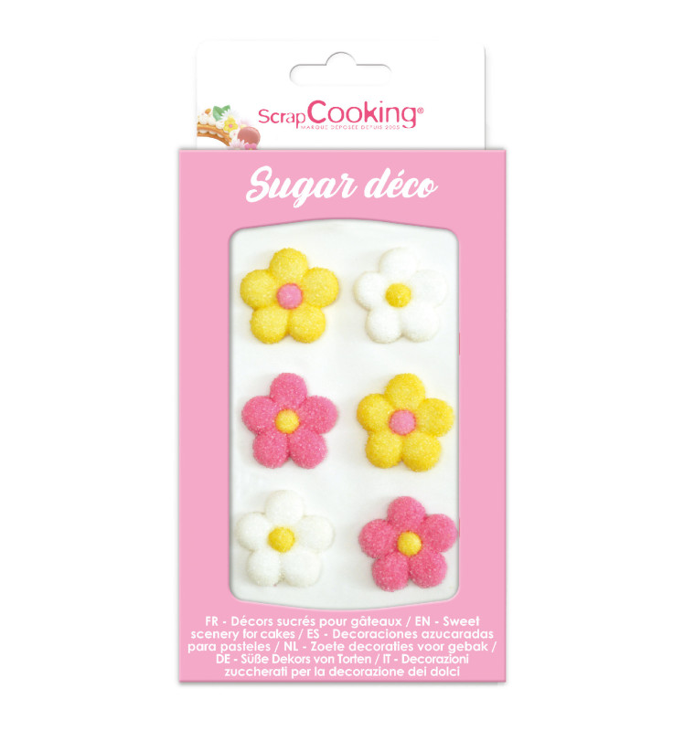 scrapcooking Décosucres Fleurs