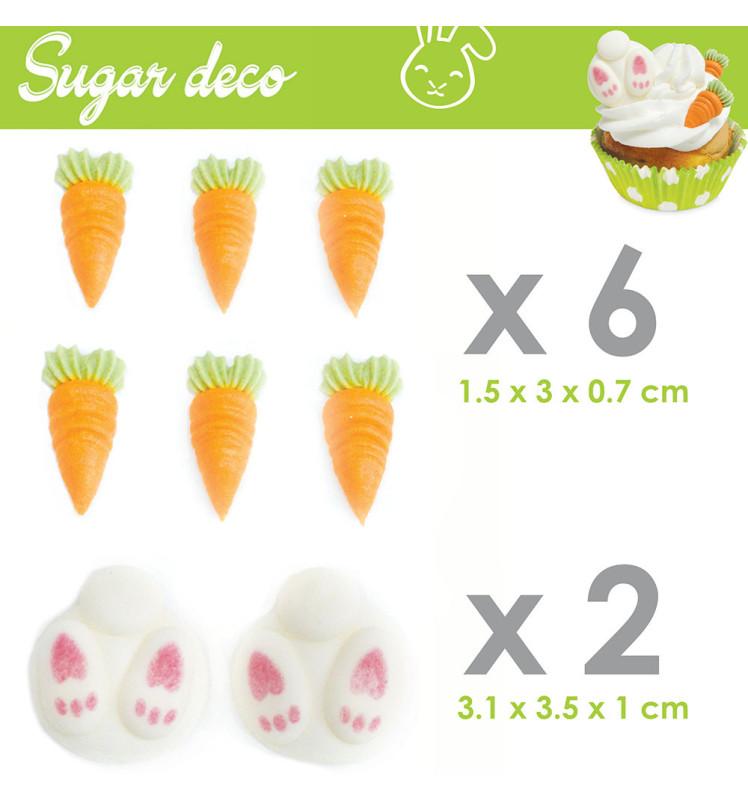 Scrapcooking Décosucres Lapin/carotte