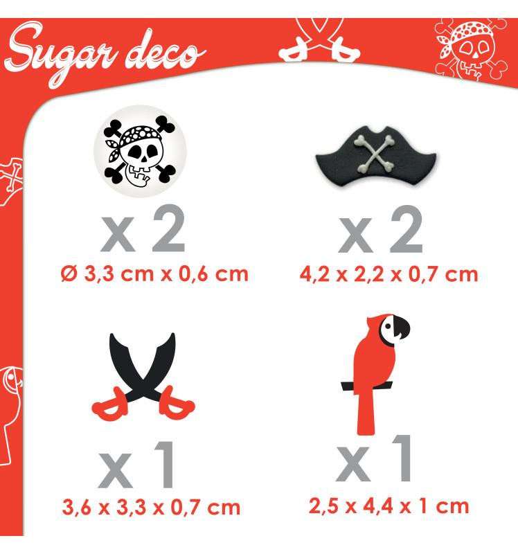 Scrapcooking Décosucres Pirate