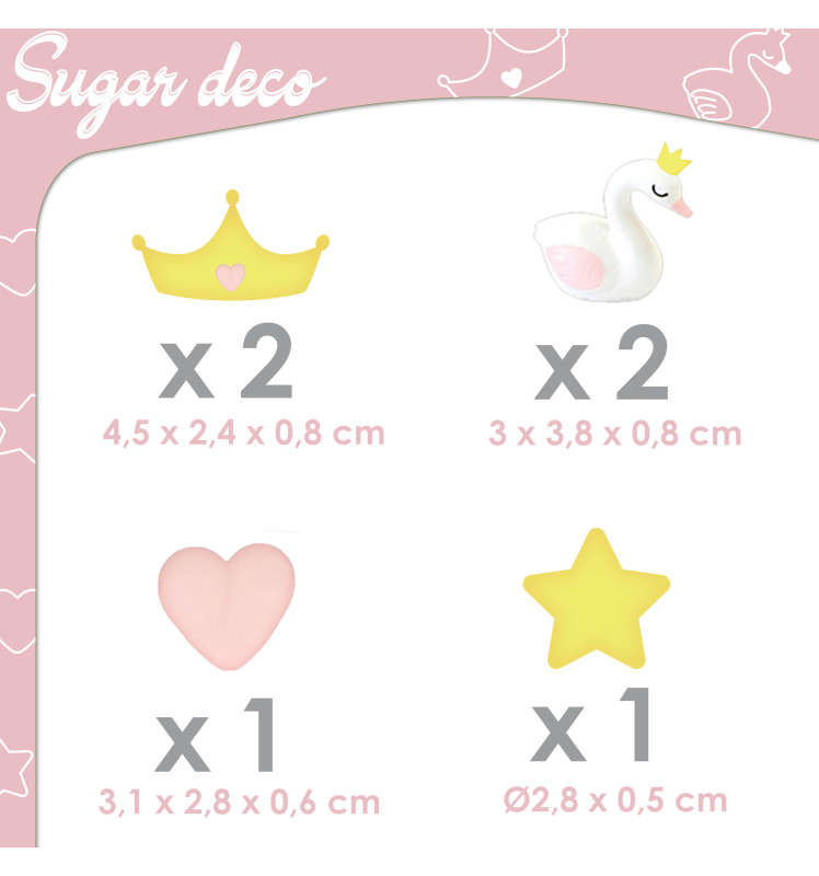 Scrapcooking Décosucres Princesse