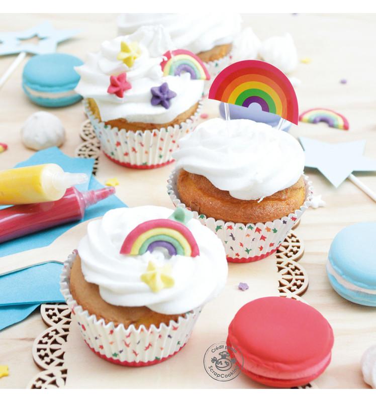 Scrapcooking Décosucres Rainbow