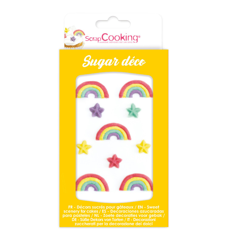 scrapcooking Décosucres rainbow