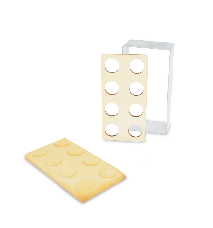 Scrapcooking Découpoir + Embosseur Bois Brique