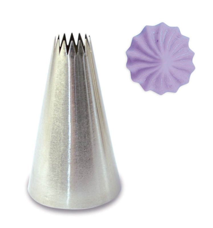 scrapcooking Douille cannelée en inox