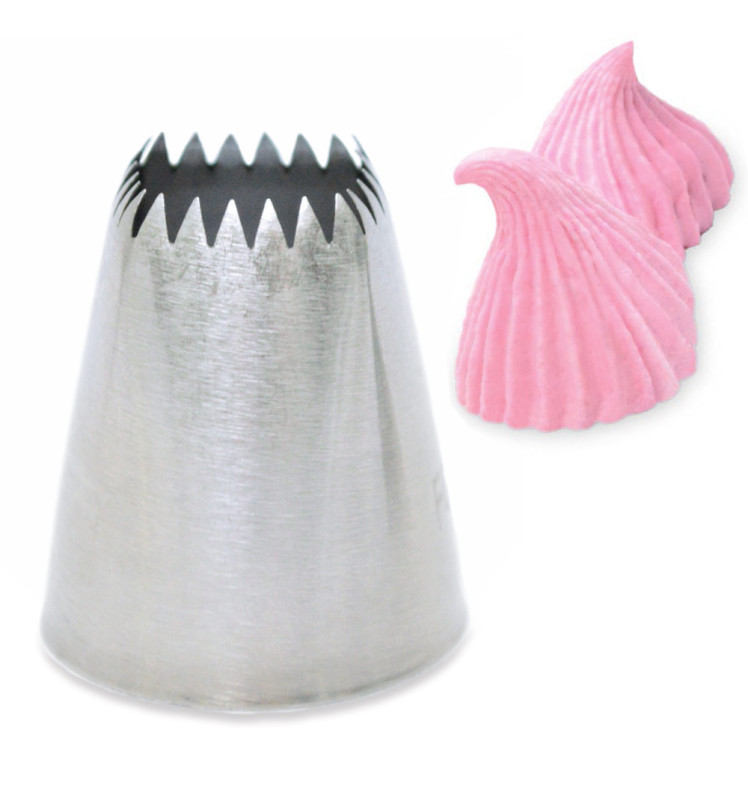 scrapcooking Douille carrée cannelée en inox