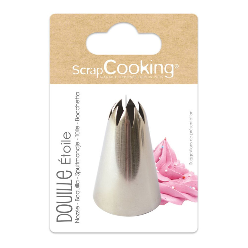 Scrapcooking Douille étoile En Inox