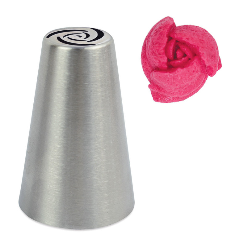 scrapcooking Douille russe rose en inox Ø 1 8 cm