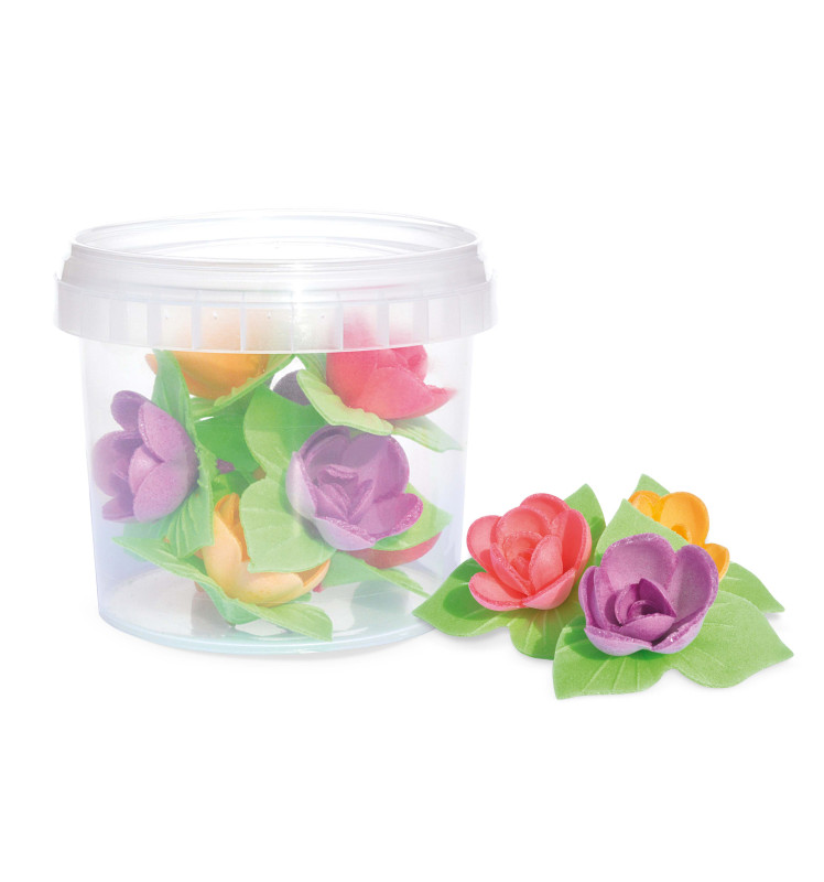 Scrapcooking Fleurs Azymes 8 Mini Roses Corolles