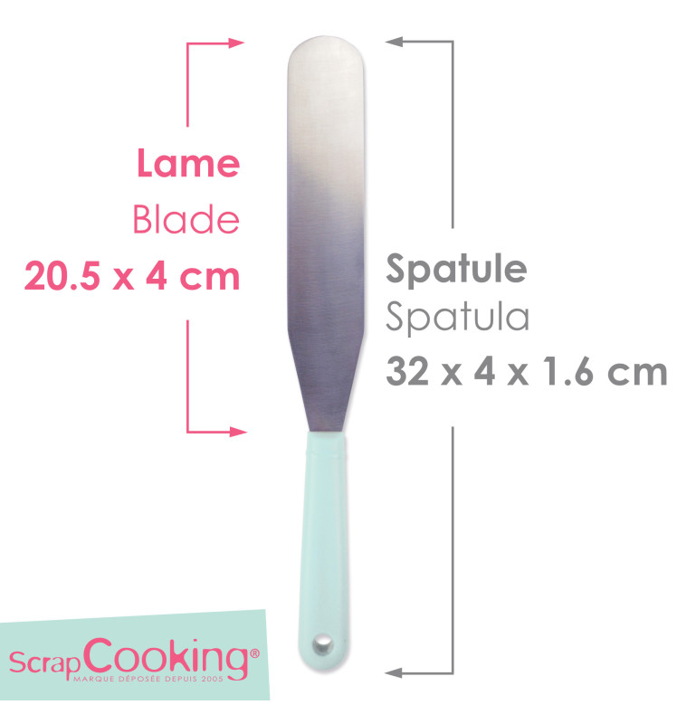 Scrapcooking Flexible Stainless Steel Spatula