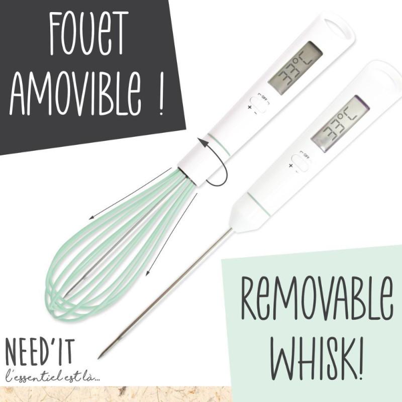 Scrapcooking Fouet Thermomètre Need'it