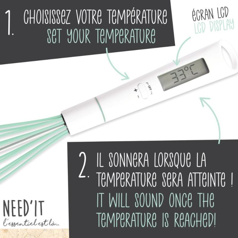 Scrapcooking Fouet Thermomètre Need'it