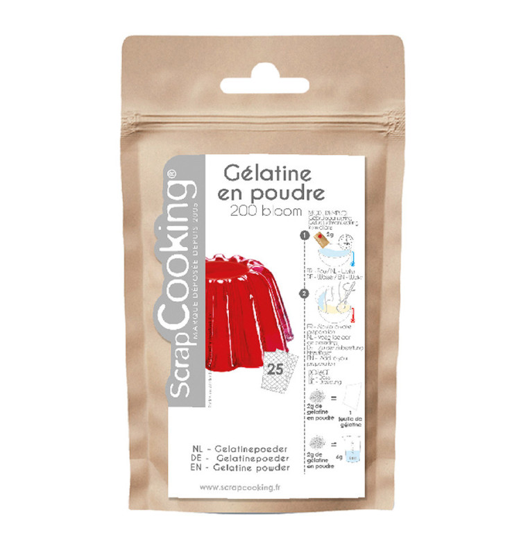 scrapcooking Gélatine en poudre 50g