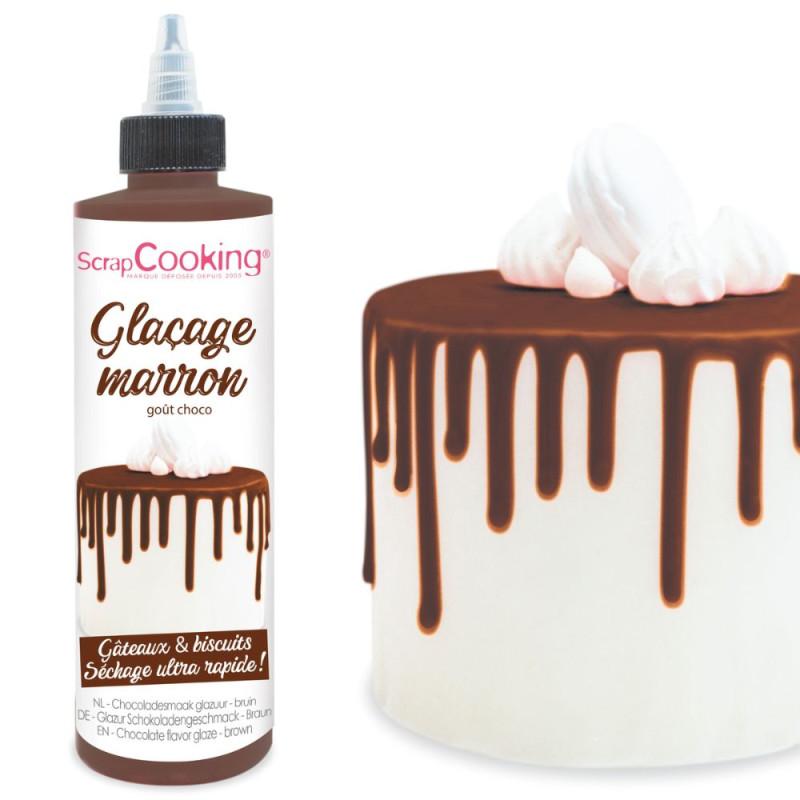 Scrapcooking Glaçage Marron Goût Choco - Drip Cake