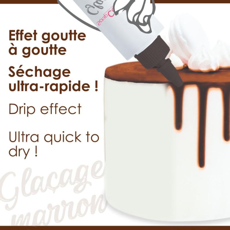 Scrapcooking Glaçage Marron Goût Choco - Drip Cake