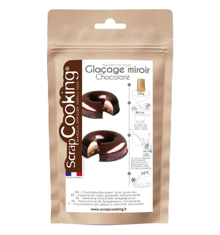 scrapcooking Glaçage miroir chocolaté en poudre