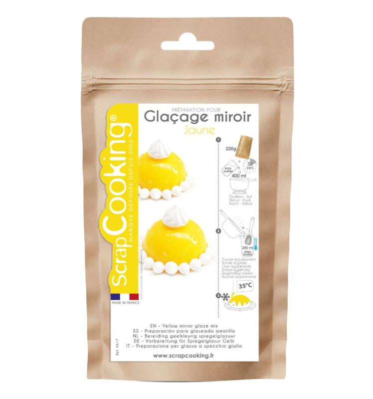 Scrapcooking Glaçage Miroir Jaune En Poudre