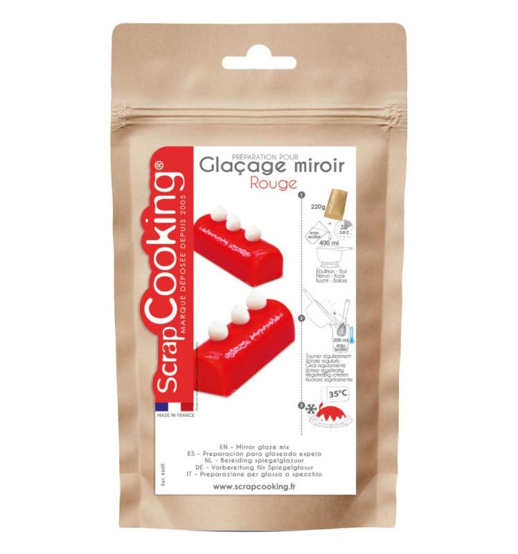 scrapcooking Glaçage miroir rouge en poudre