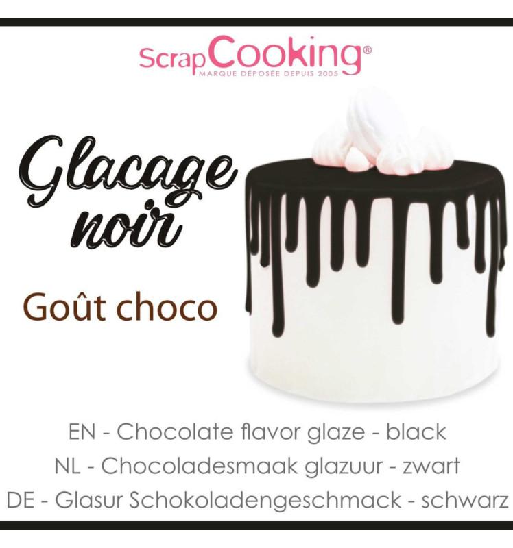 Scrapcooking Glaçage Noir Goût Choco - Drip Cake