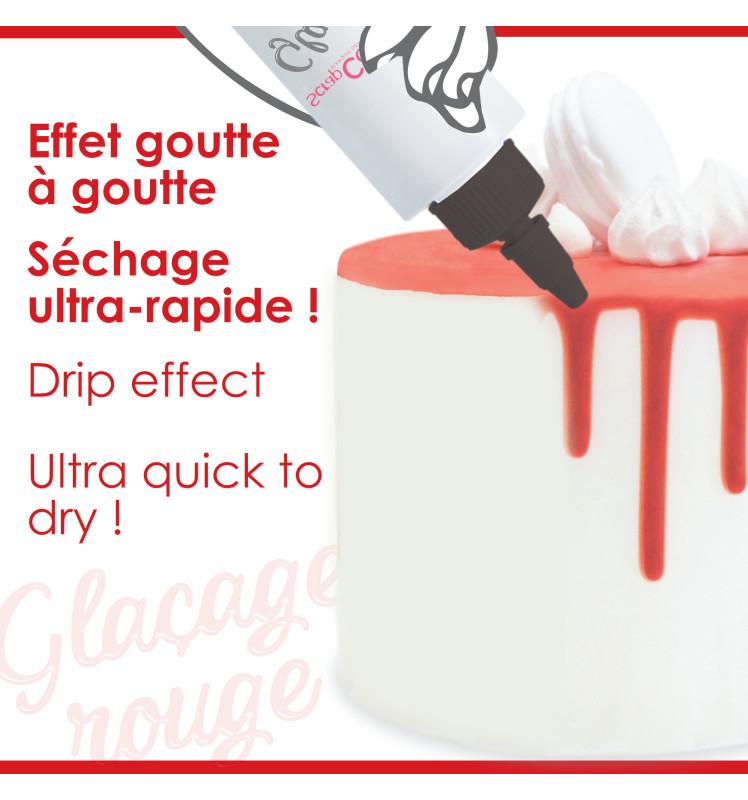 Scrapcooking Glaçage Rouge Goût Choco - Drip Cake