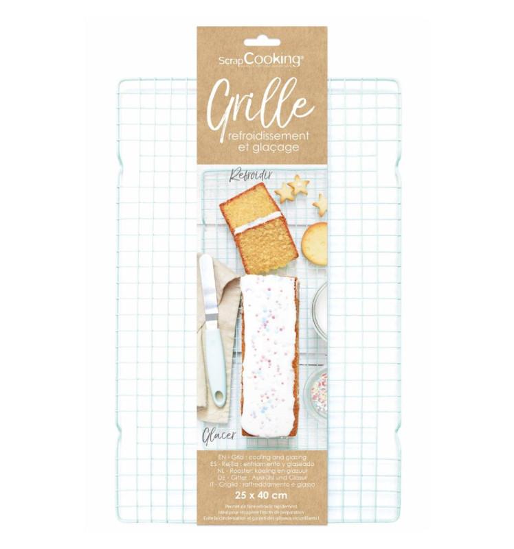 scrapcooking Grille pâtissière 25x40 cm