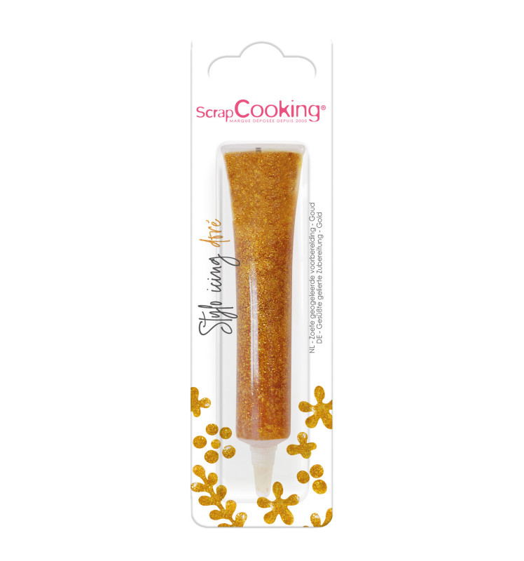 Scrapcooking Icing Stylo Doré Irisé