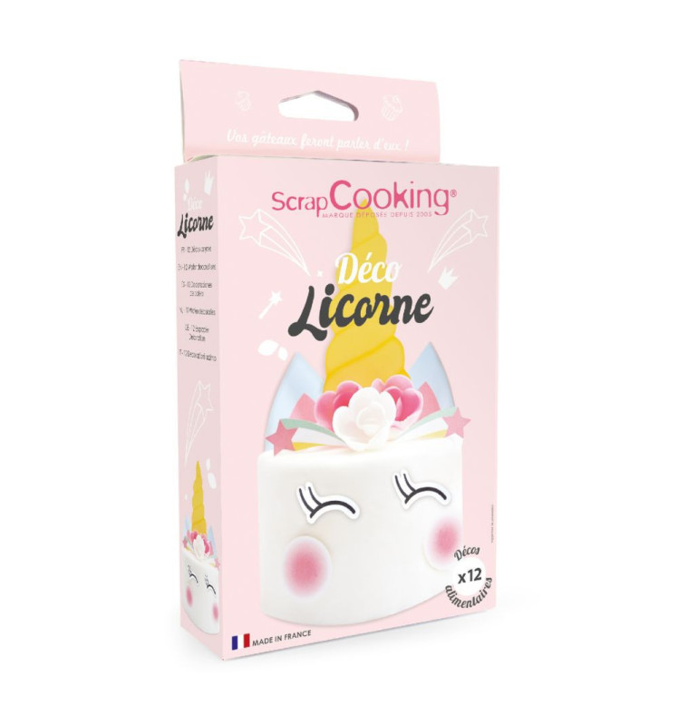 scrapcooking Kit déco azyme Licorne