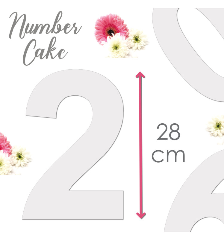 Scrapcooking Kit Number Cake