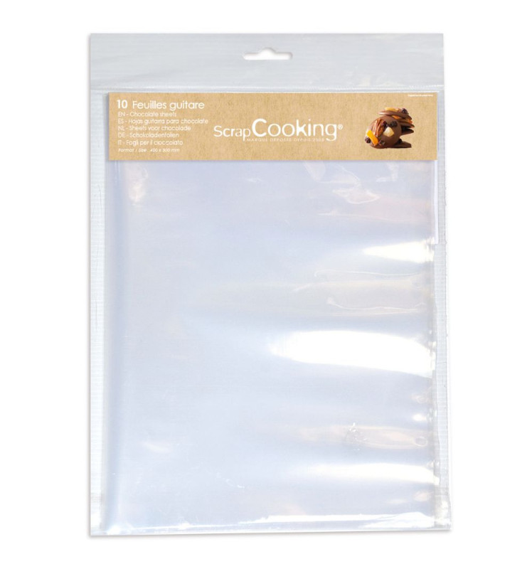 scrapcooking Lot de 10 feuilles guitare