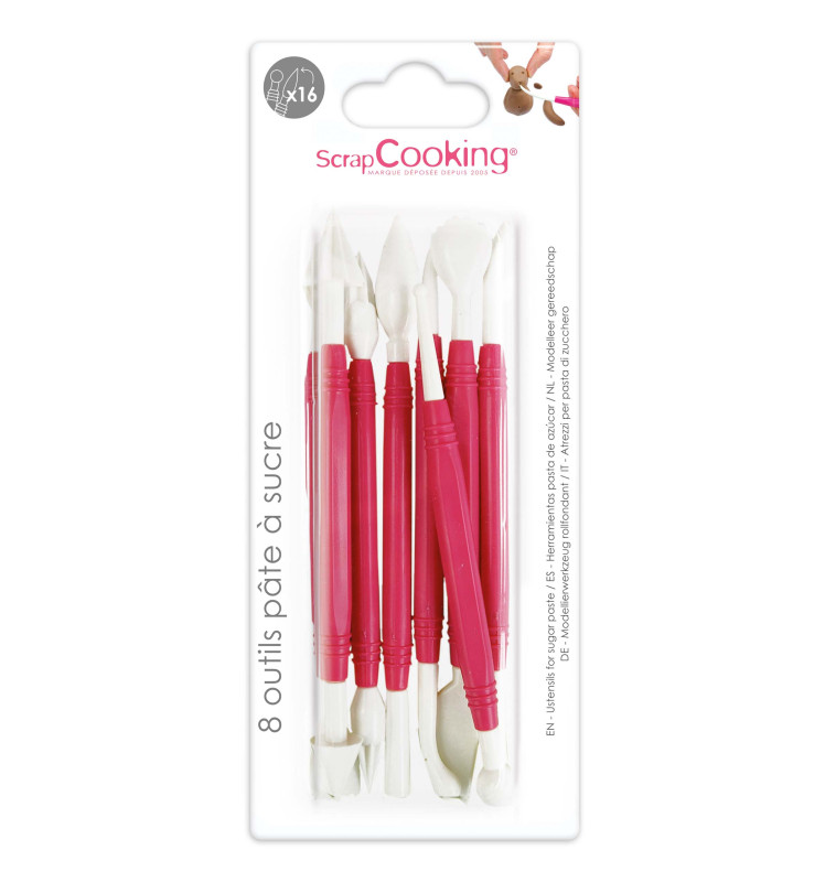 Scrapcooking Lot De 8 Outils Pâte à Sucre