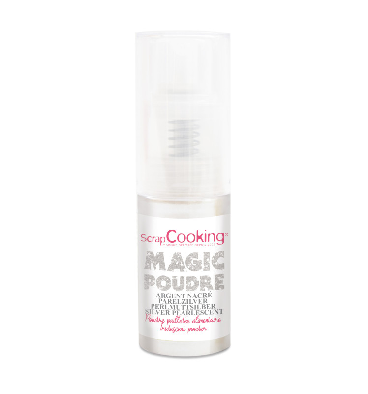 scrapcooking Magic poudre argent nacré