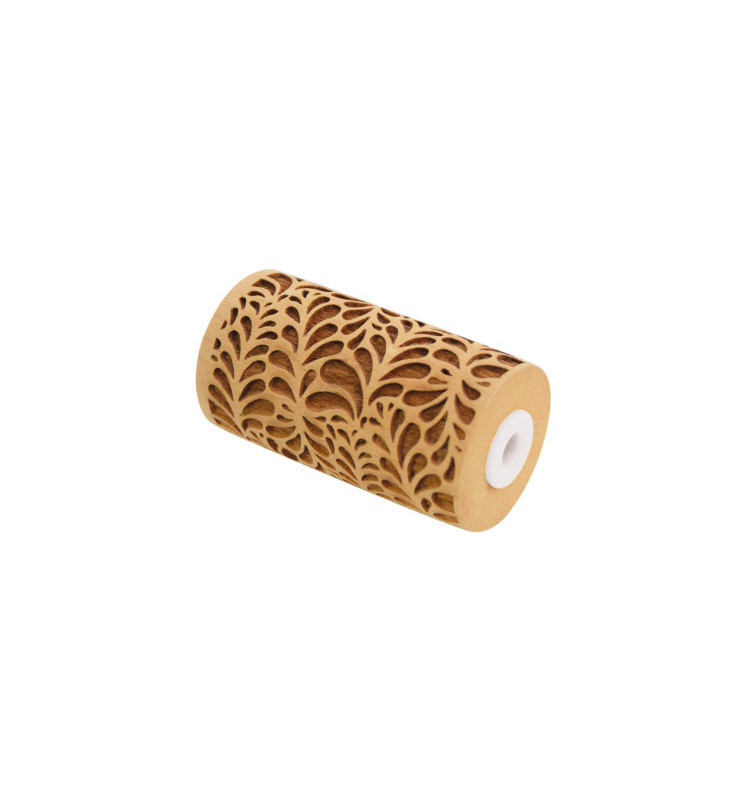 Scrapcooking Mini Rouleau Bois Empreinte Ondine
