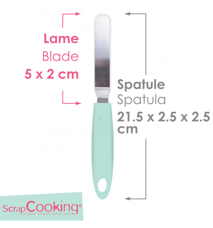 Scrapcooking Mini Spatule Coudée En Inox