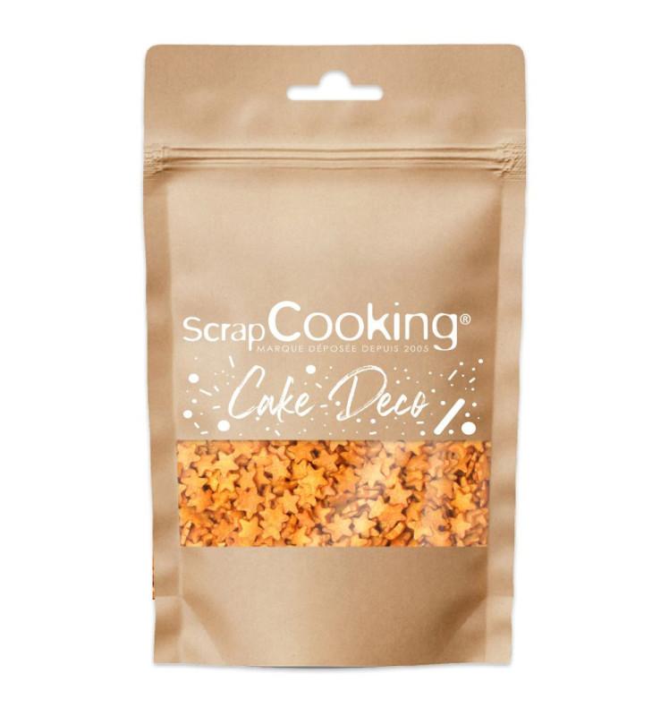 Scrapcooking Minis Décors étoiles Dorées 55g