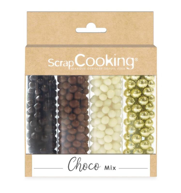 scrapcooking Mix billes croustillantes 3 chocolats