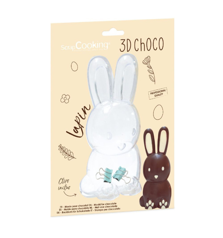 Scrapcooking Moule 3D Choco Lapin