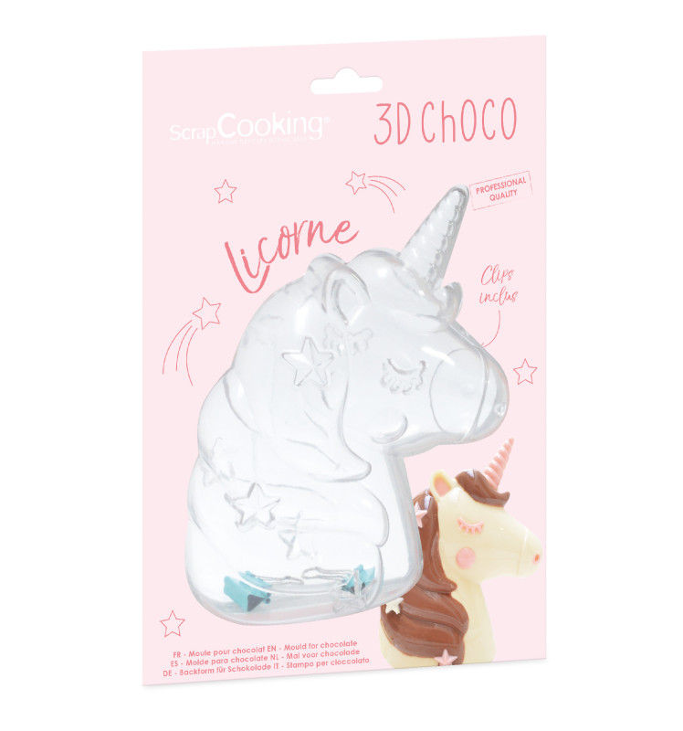 Scrapcooking Moule 3D Choco Licorne