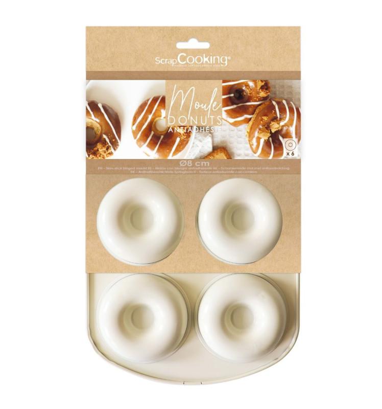 scrapcooking Moule à donuts en Acier Antiadhésif