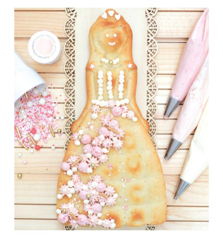 Scrapcooking Moule à Gâteau Silicone Princesse