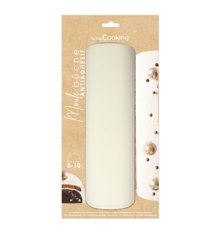 scrapcooking Moule bûche Acier Antiadhésif 28cm
